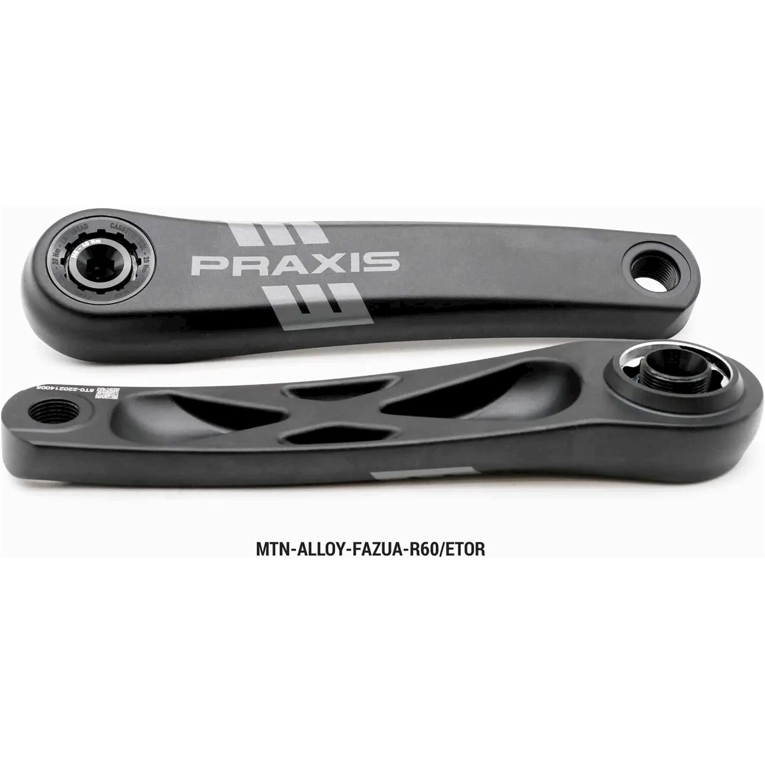 Praxis Crankset E-MTB Alloy Etor Spline 160mm (Fazua R60)