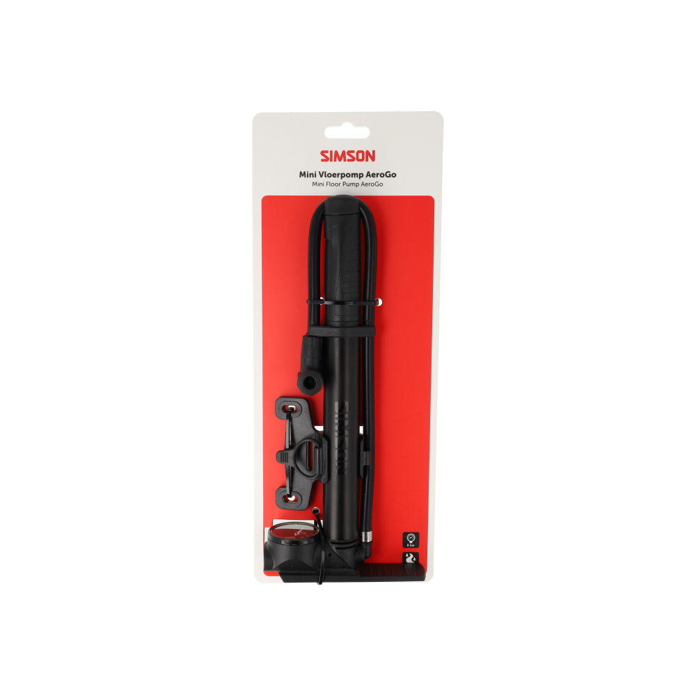 Simson Mini Floor Pump AeroGo