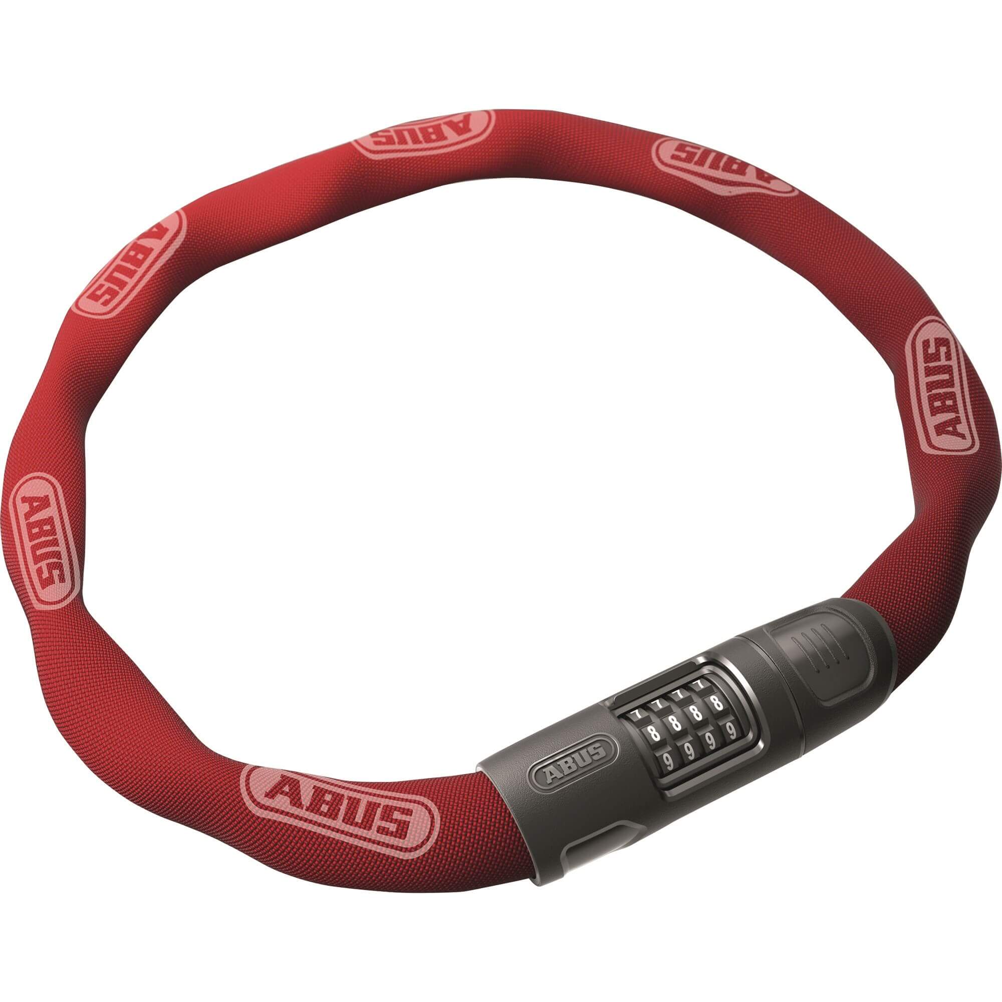 Abus Chain Lock Code 8808C/85 Russet Red Abus Chain Lock Code 8808C/85 Russet Red