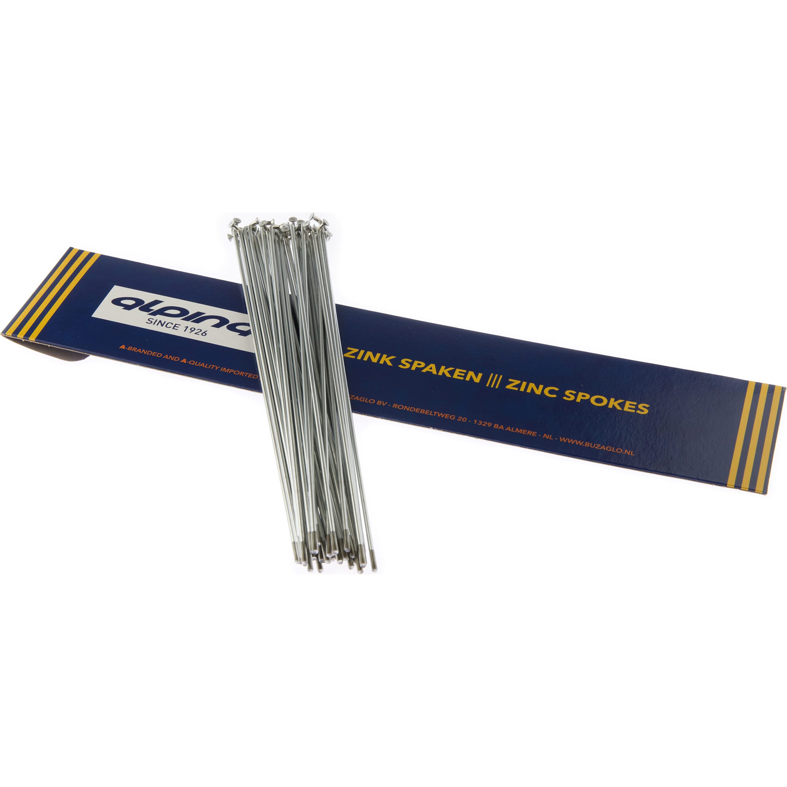 Alp Spoke 13-308mm Zinc Silver (36 Pieces)