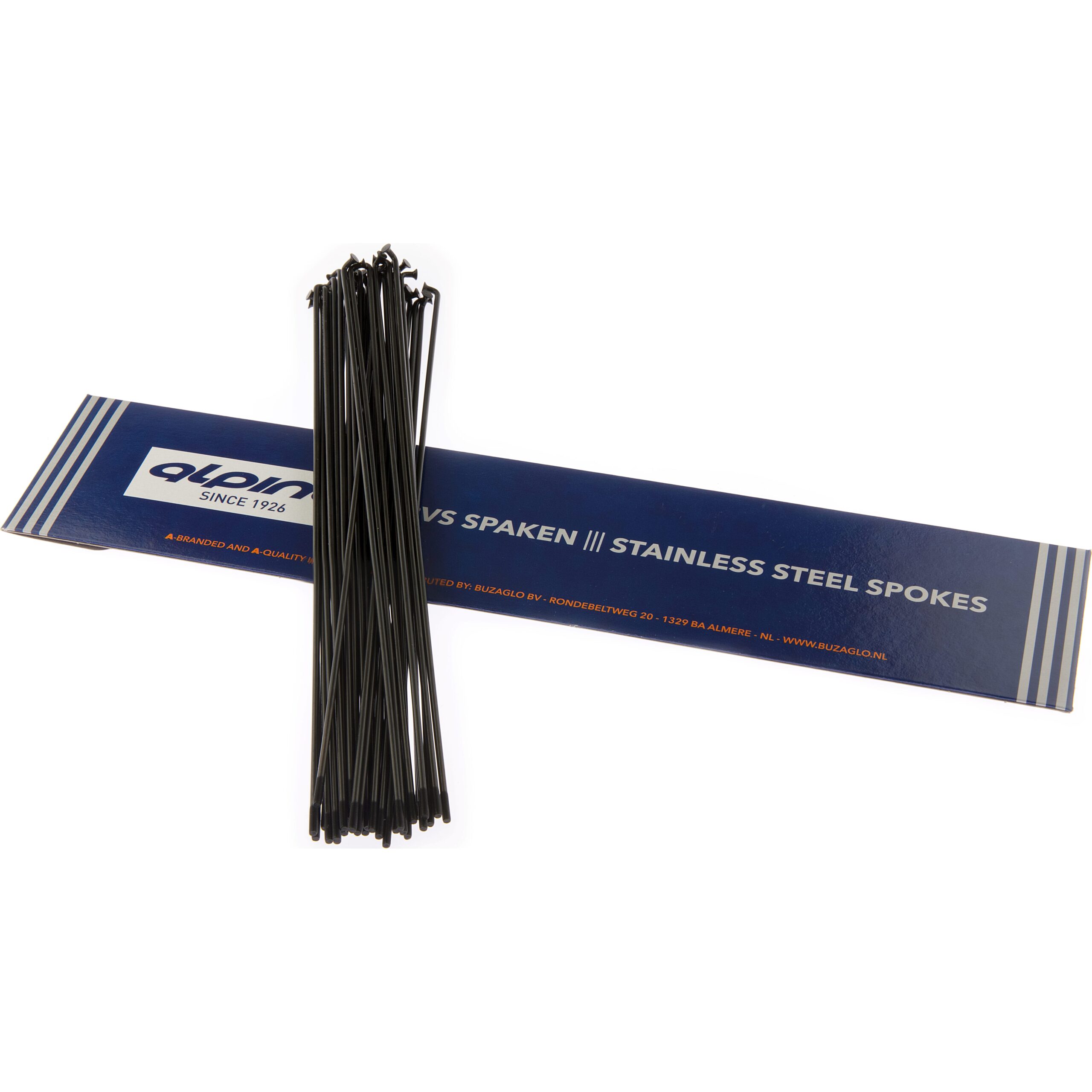 Alp Spoke LDR 13-274mm Stainless Steel Black (36 Pieces)