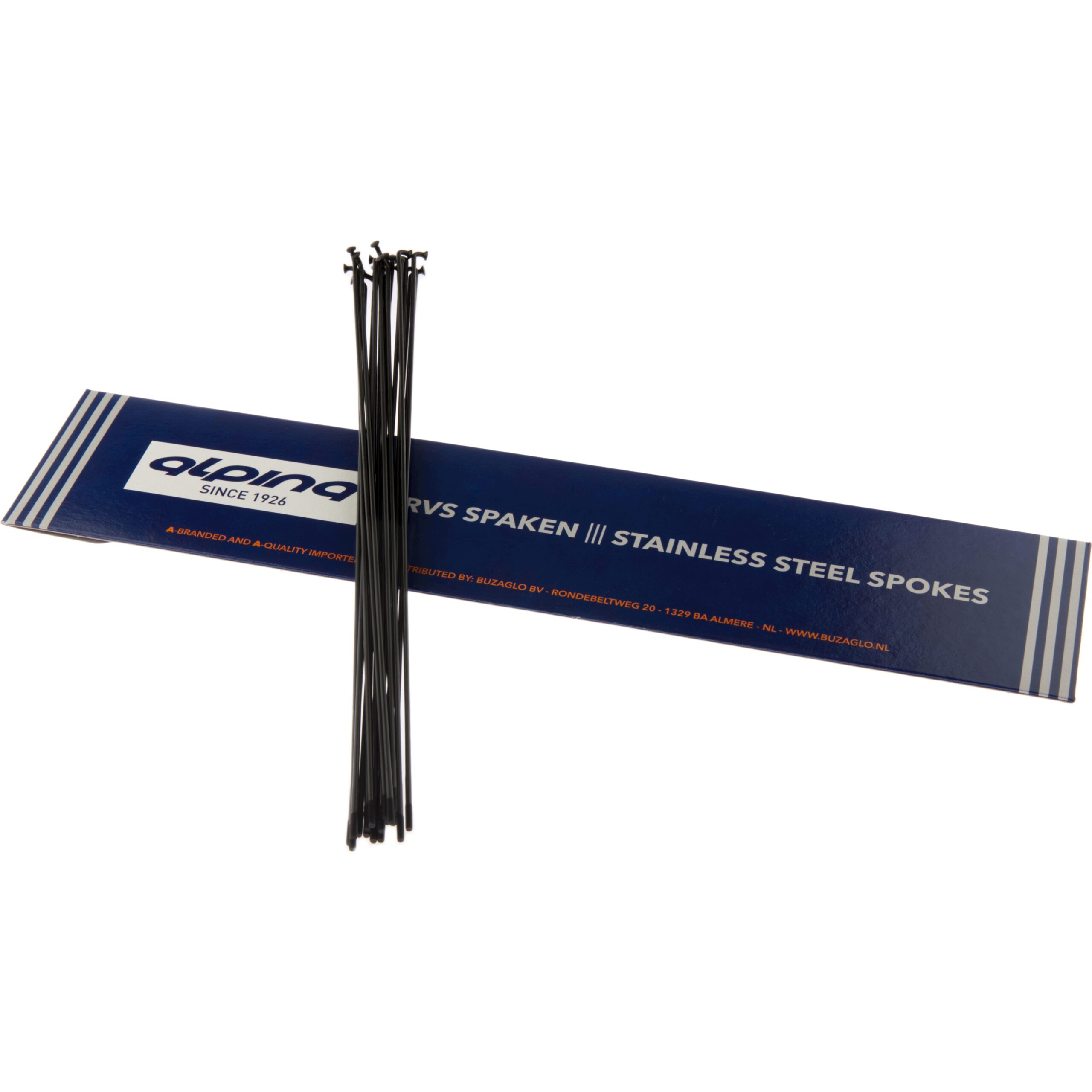 Alp Spoke RC 14-284mm Stainless Steel Black (18 Pieces)