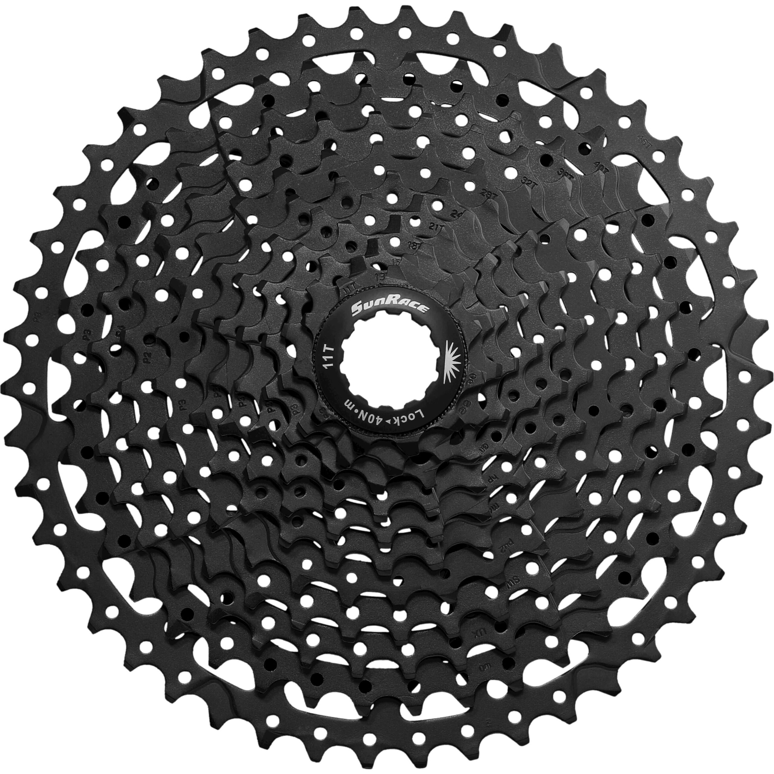 Sunrace Cassette 11v 11/46 Black Sunrace Cassette 11v 11/46 Black