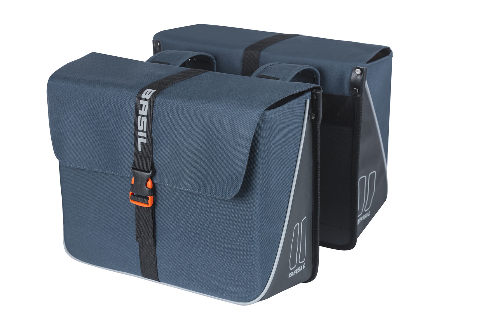 Basil Double Bike Bag Forte Blue Black 35L Basil Double Bike Bag Forte Blue Black 35L