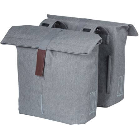 Basil Double City Bike Bag Grey Melee 28-32L Basil Double City Bike Bag Grey Melee 28-32L