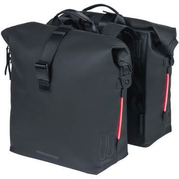 Basil Double Bike Bag SoHo Nordlight Night Black 41L Basil Double Bike Bag SoHo Nordlight Night Black 41L