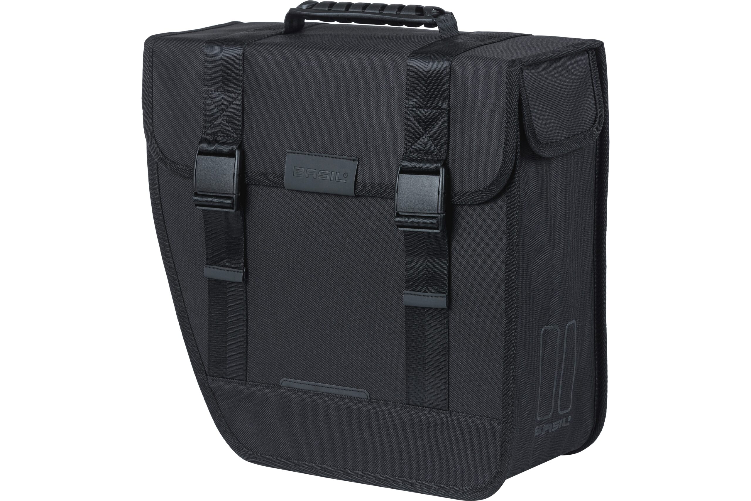 Basil Single Bike Bag Tour Black Left 14L Basil Single Bike Bag Tour Black Left 14L