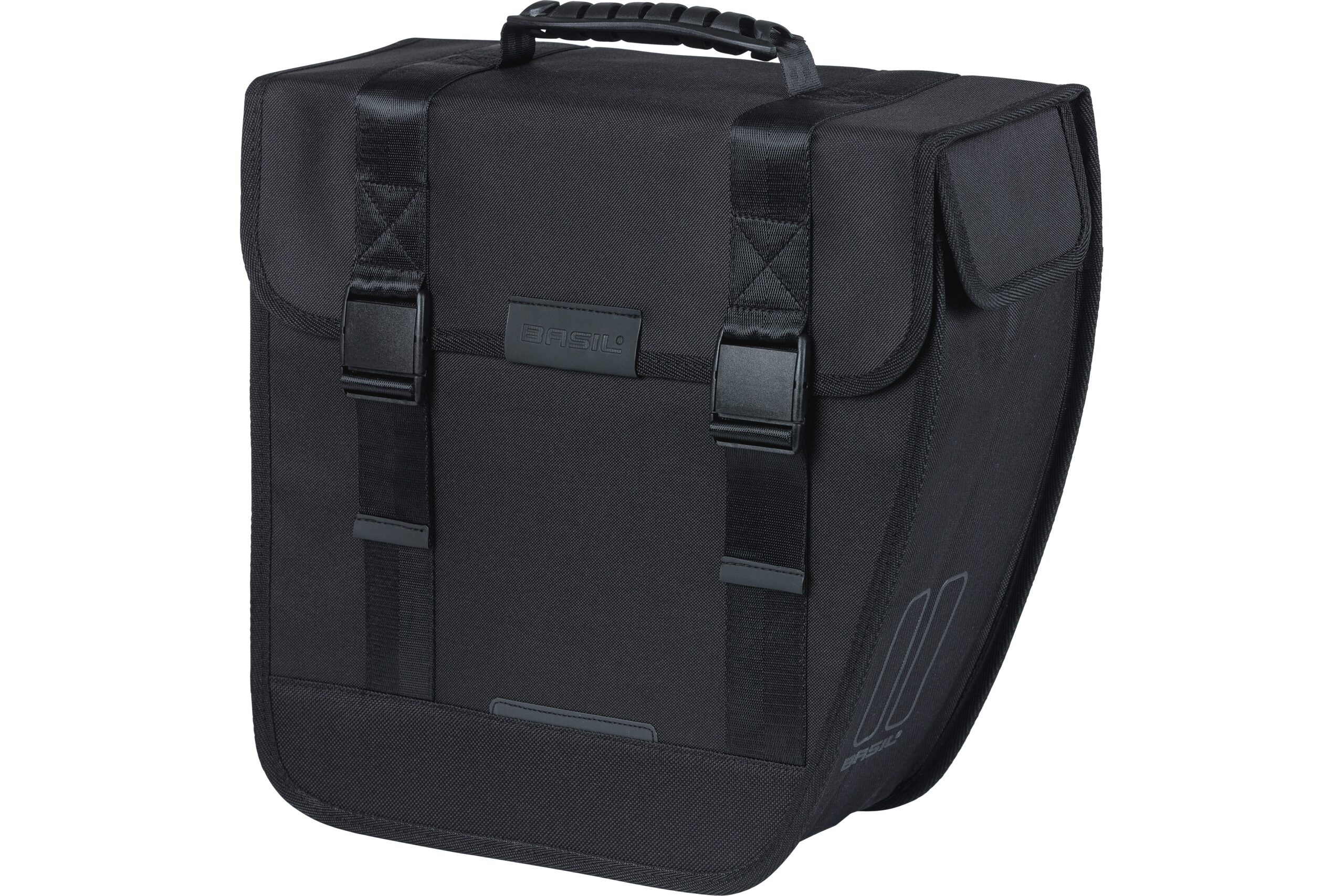 Basil Single Bike Bag Tour Black Right 14L Basil Single Bike Bag Tour Black Right 14L