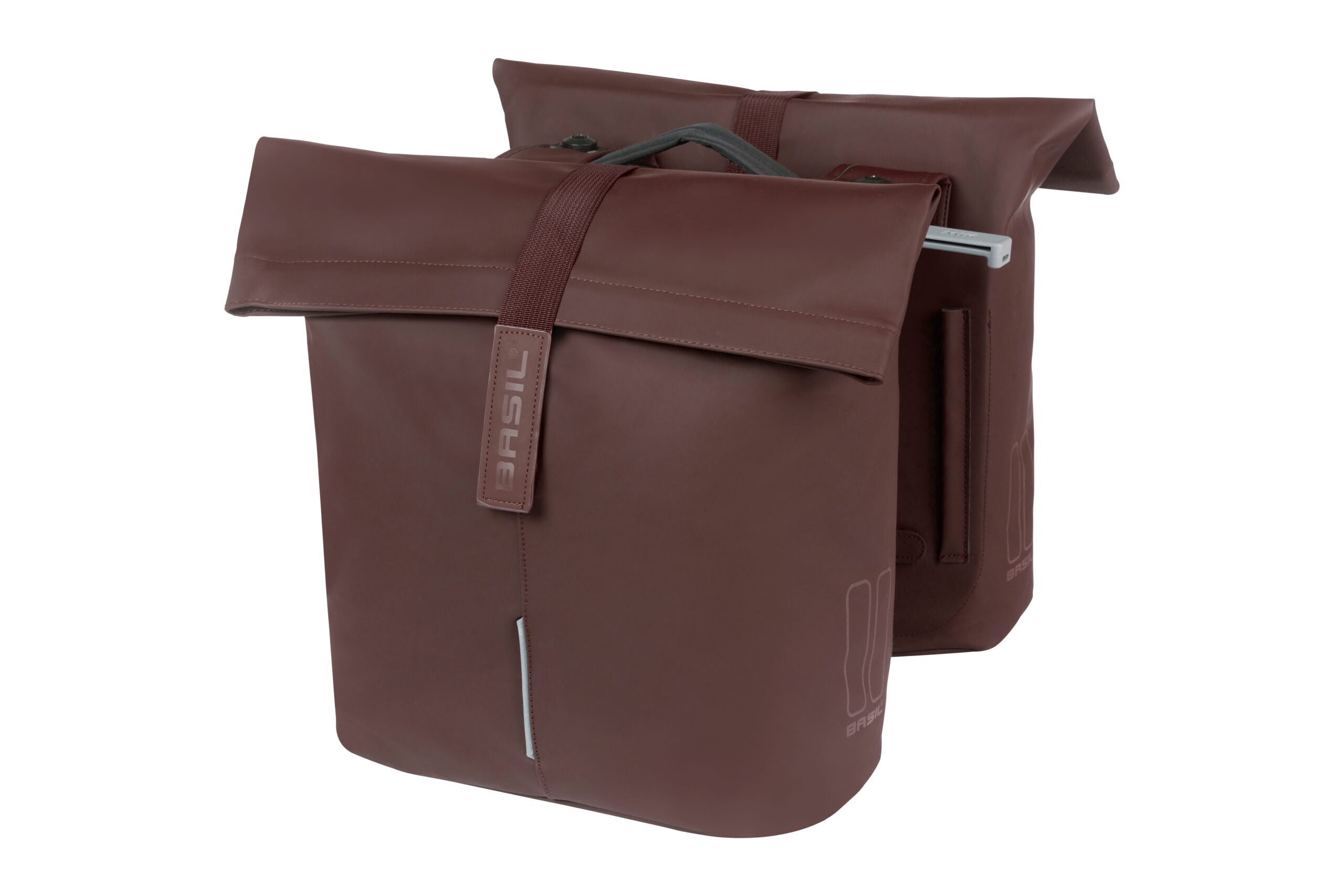 Basil Double City Bike Bag Roasted Brown MIK 28-32L Basil Double City Bike Bag Roasted Brown MIK 28-32L