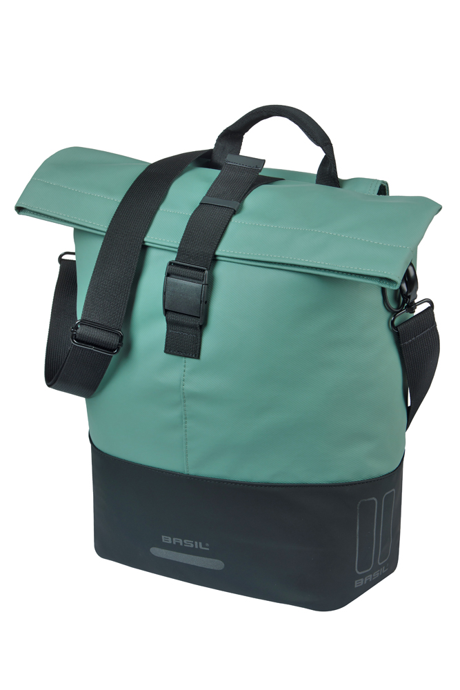 Basil Shoppertas Cove MIK Hooks Silver Green Black 14-16L Basil Shoppertas Cove MIK Hooks Silver Green Black 14-16L