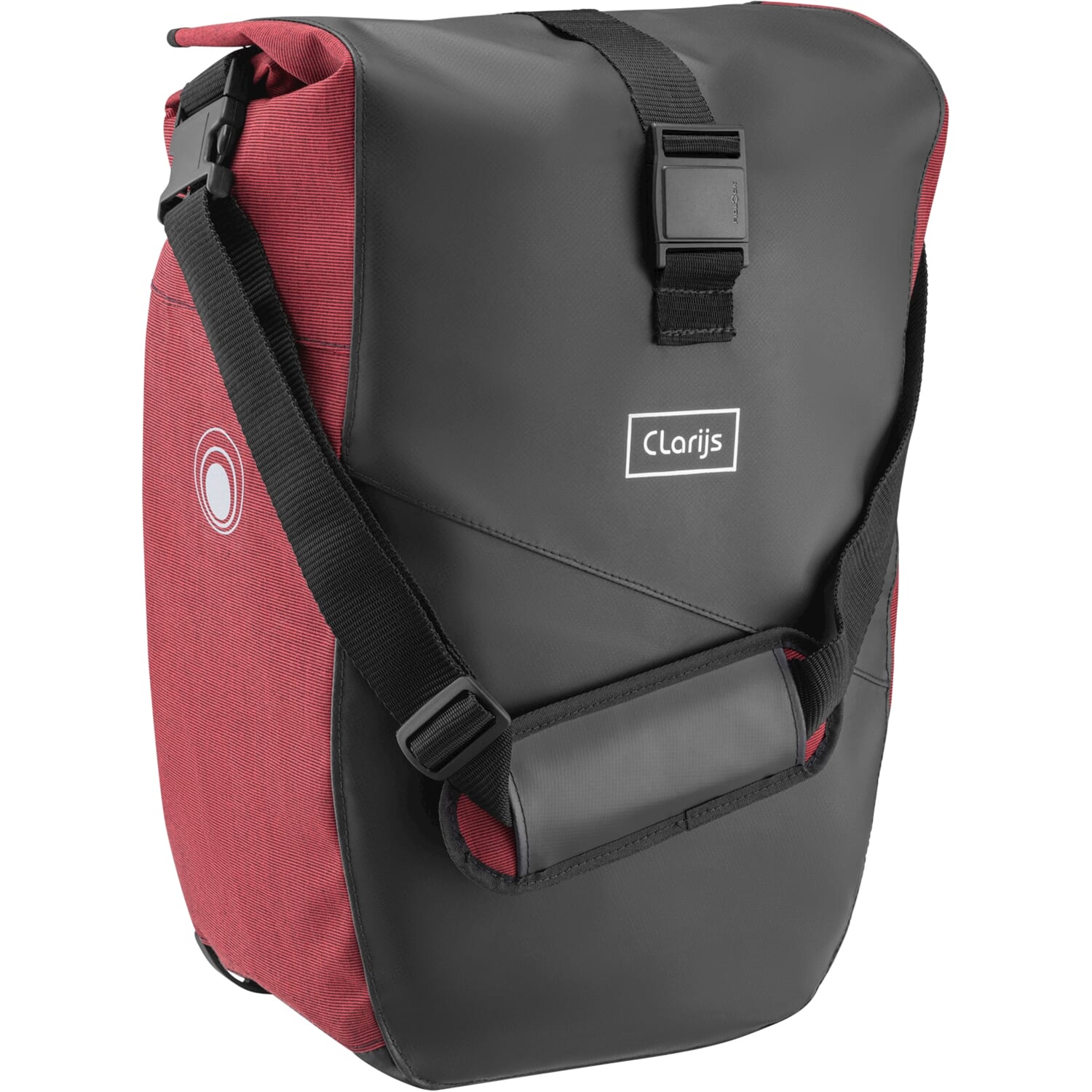 Clarijs Bicycle Bag Solobag 24L Black-Red Clarijs Bicycle Bag Solobag 24L Black-Red