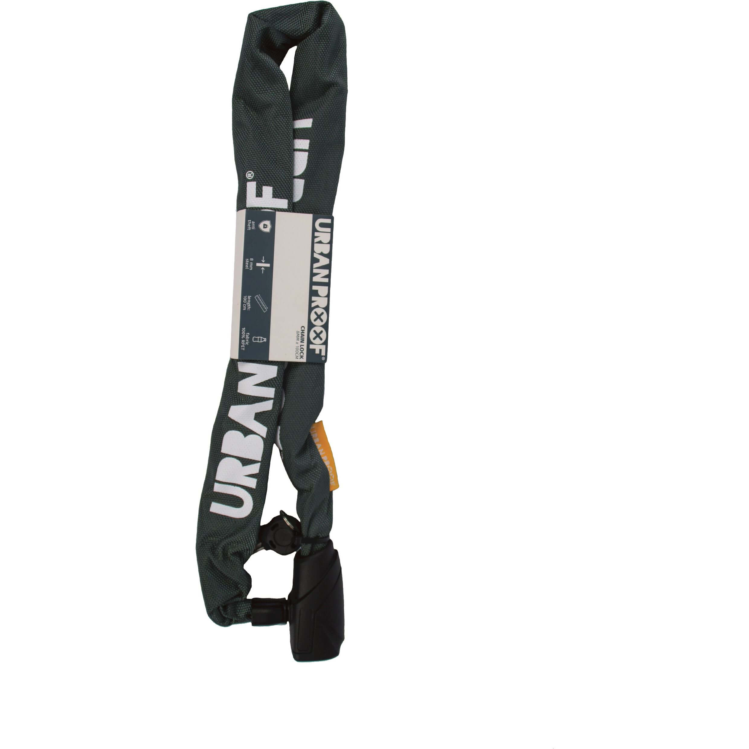 Urban Proof Chain Lock 100/8 Recycled Green Urban Proof Chain Lock 100/8 Recycled Green