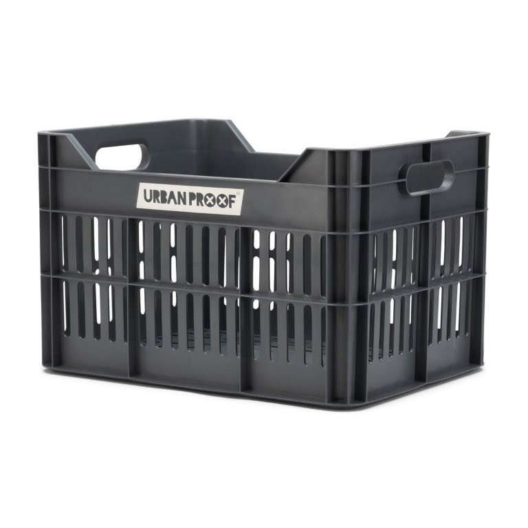 Urban Proof Bike Crate 30L Ash Grey Recycled 40x30x25cm Urban Proof Bike Crate 30L Ash Grey Recycled 40x30x25cm