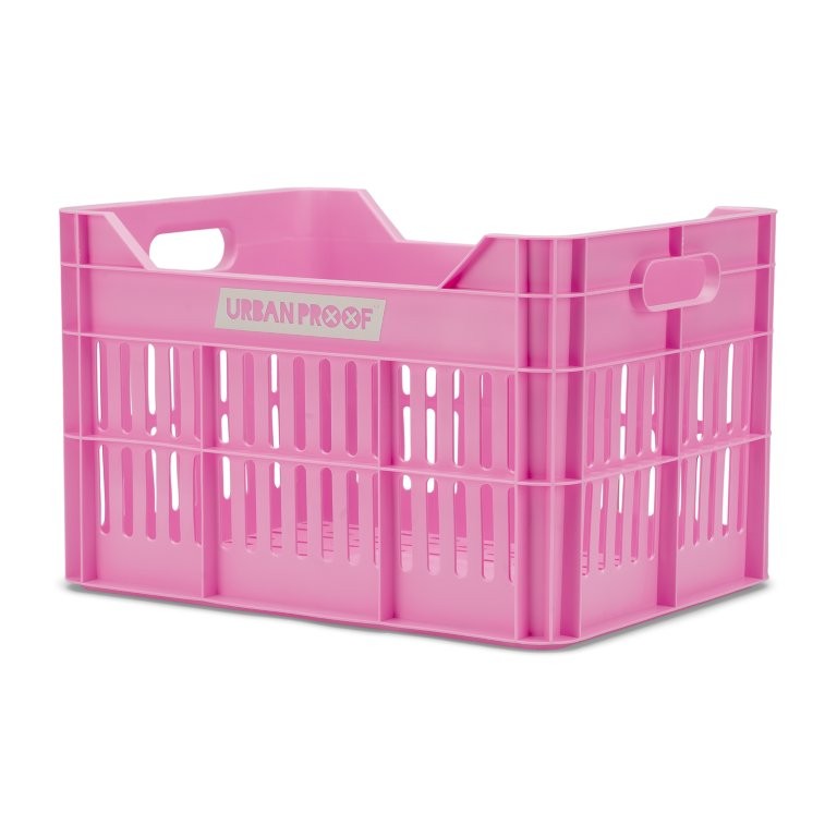Urban Proof Bike Crate 30L Bright Pink Recycled 40x30x25cm Urban Proof Bike Crate 30L Bright Pink Recycled 40x30x25cm
