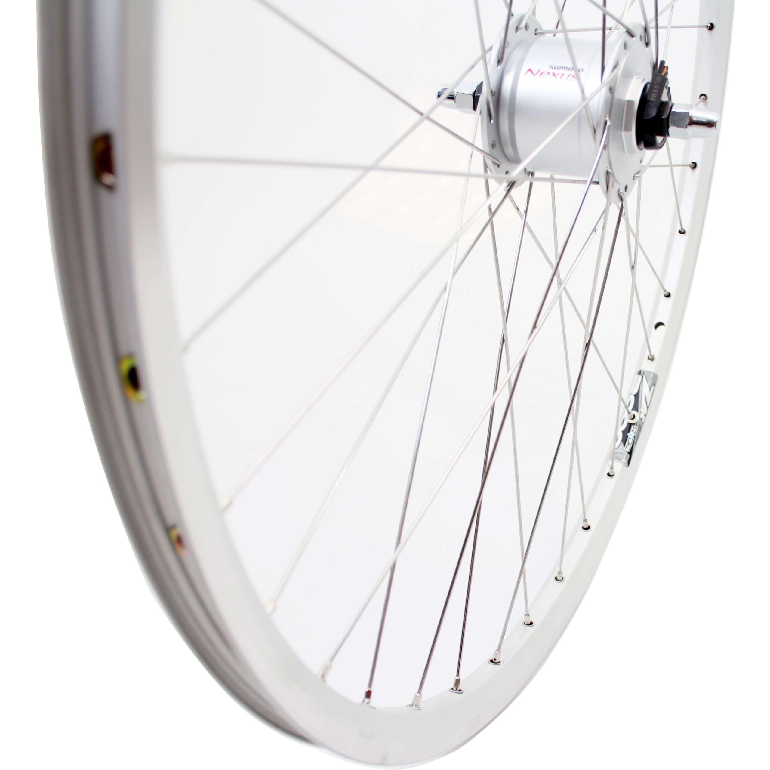 Roland Front Wheel 28 Hub Dynamo DH3N31 ZAC2000 Silver Stainless Steel Spokes