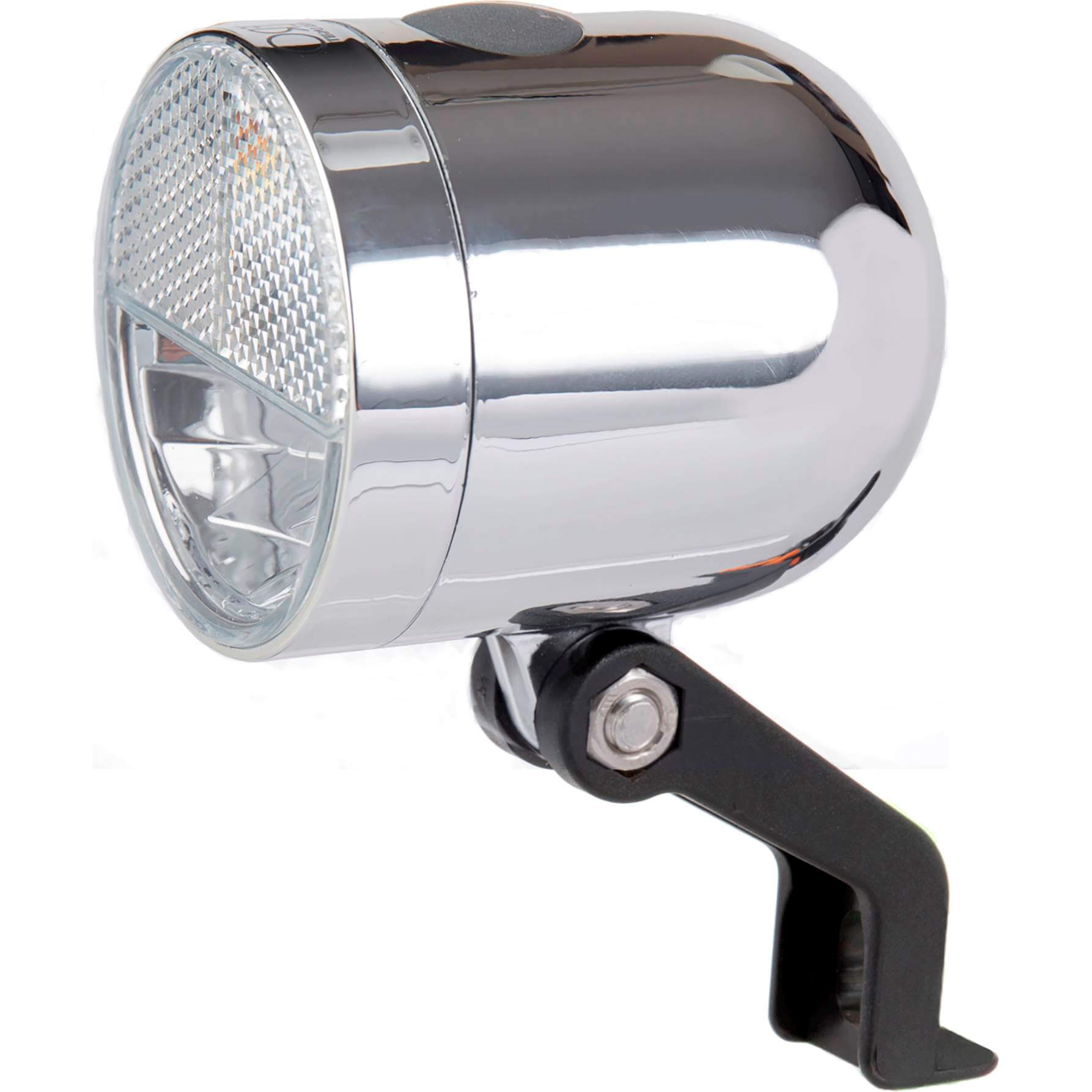 IKZI Light Headlight Nero Battery 10 Lux Chrome