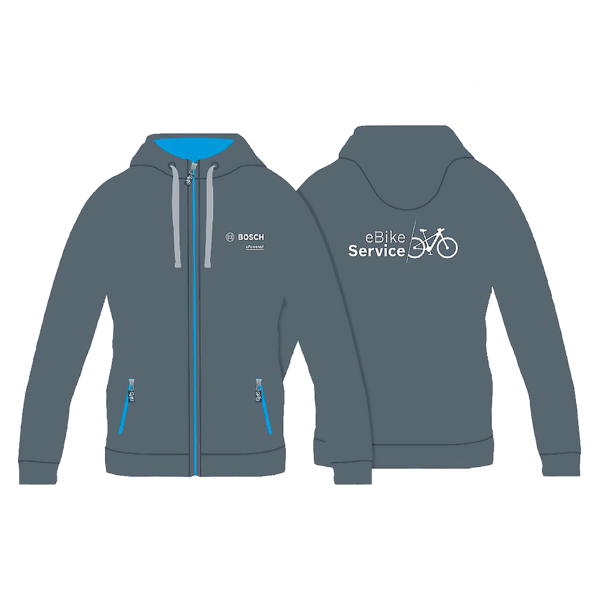 Sweatjacke Bosch eBike Größe L