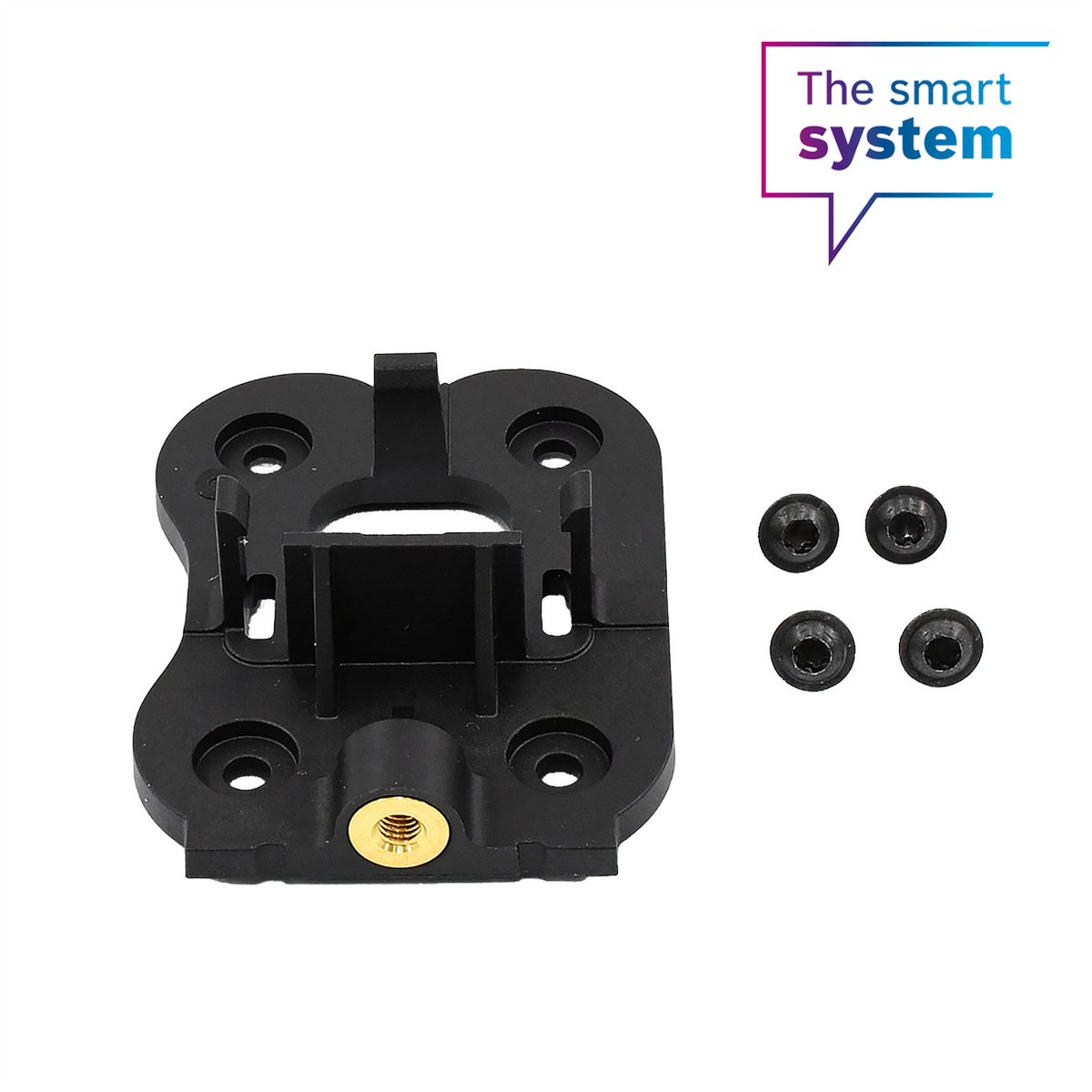 Schraubenplatten-Set CompactTube Vertikal, Schlossseite, Festmontiert (BBP324Y)