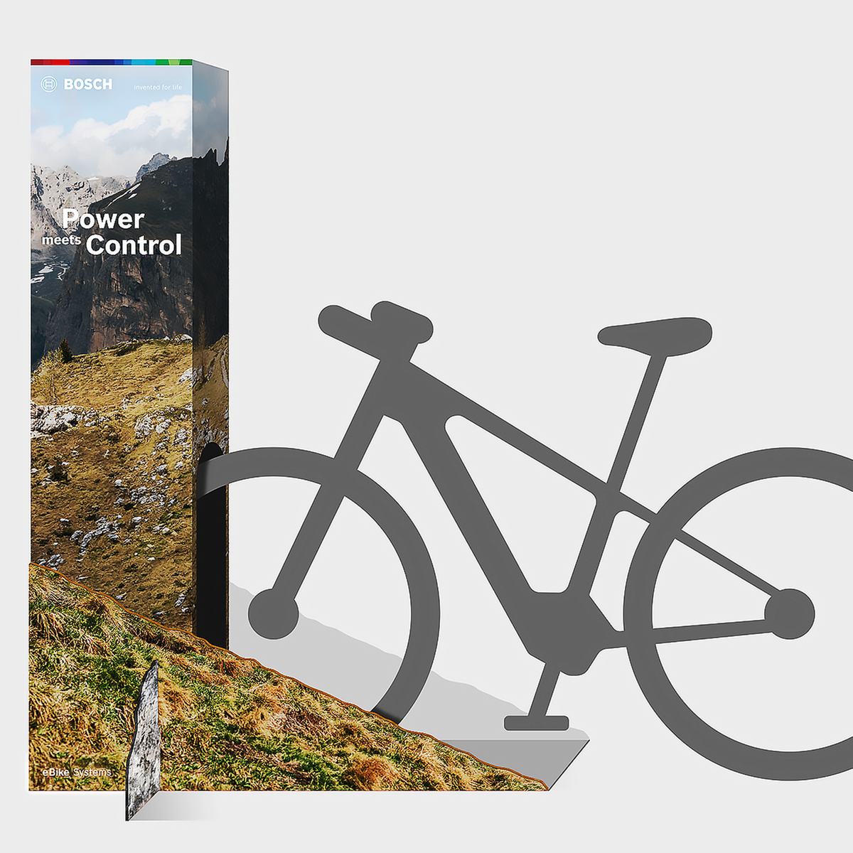 Bosch eBike CX cardboard display DE