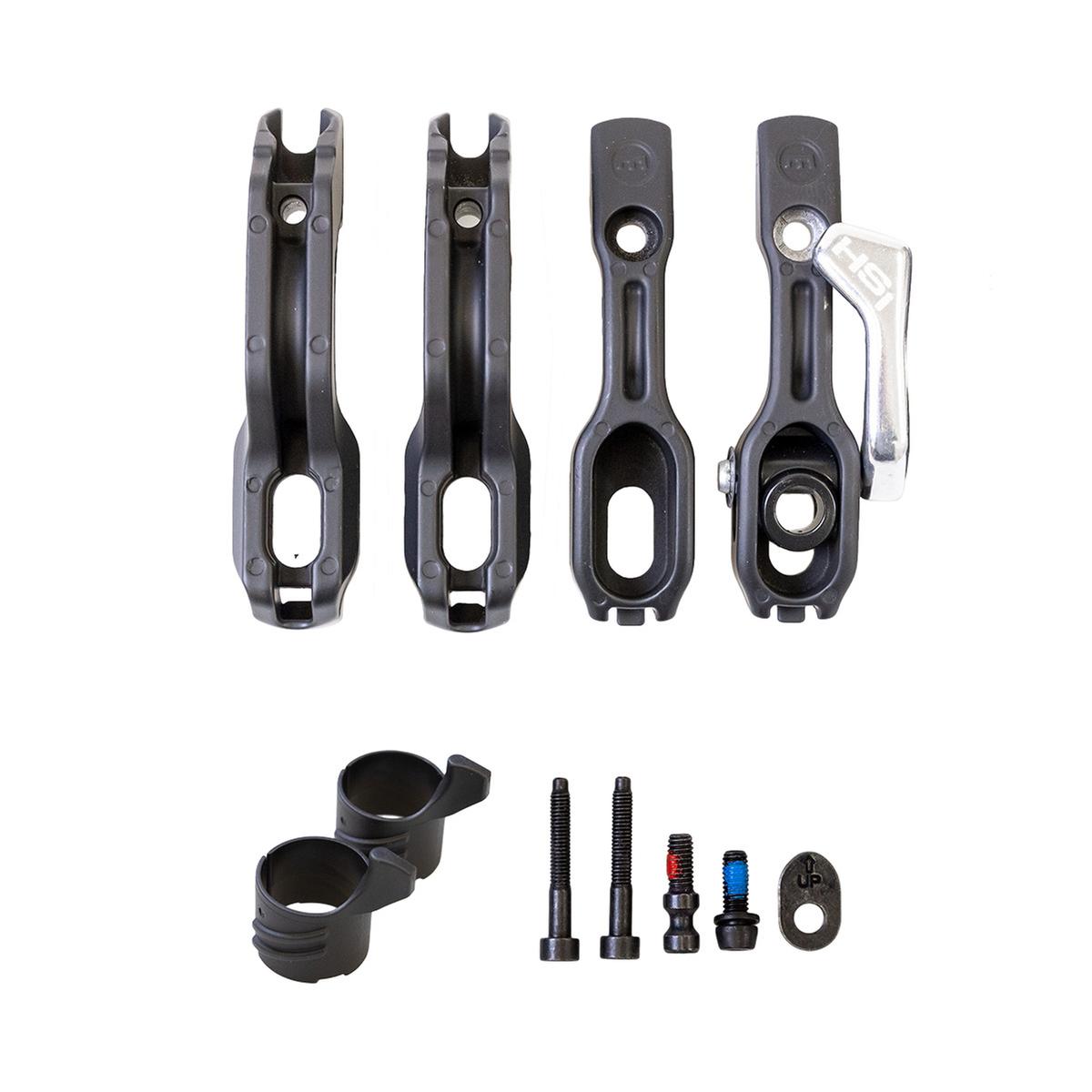 HSi Adapter komplett für 1 Bremse, schwarz