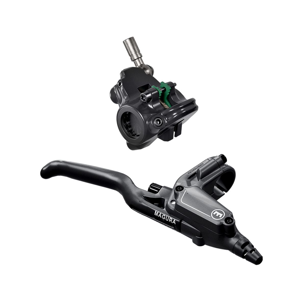 MT C4 right, 3-Finger Carbotecture Hebel, Flatmount Bremszange