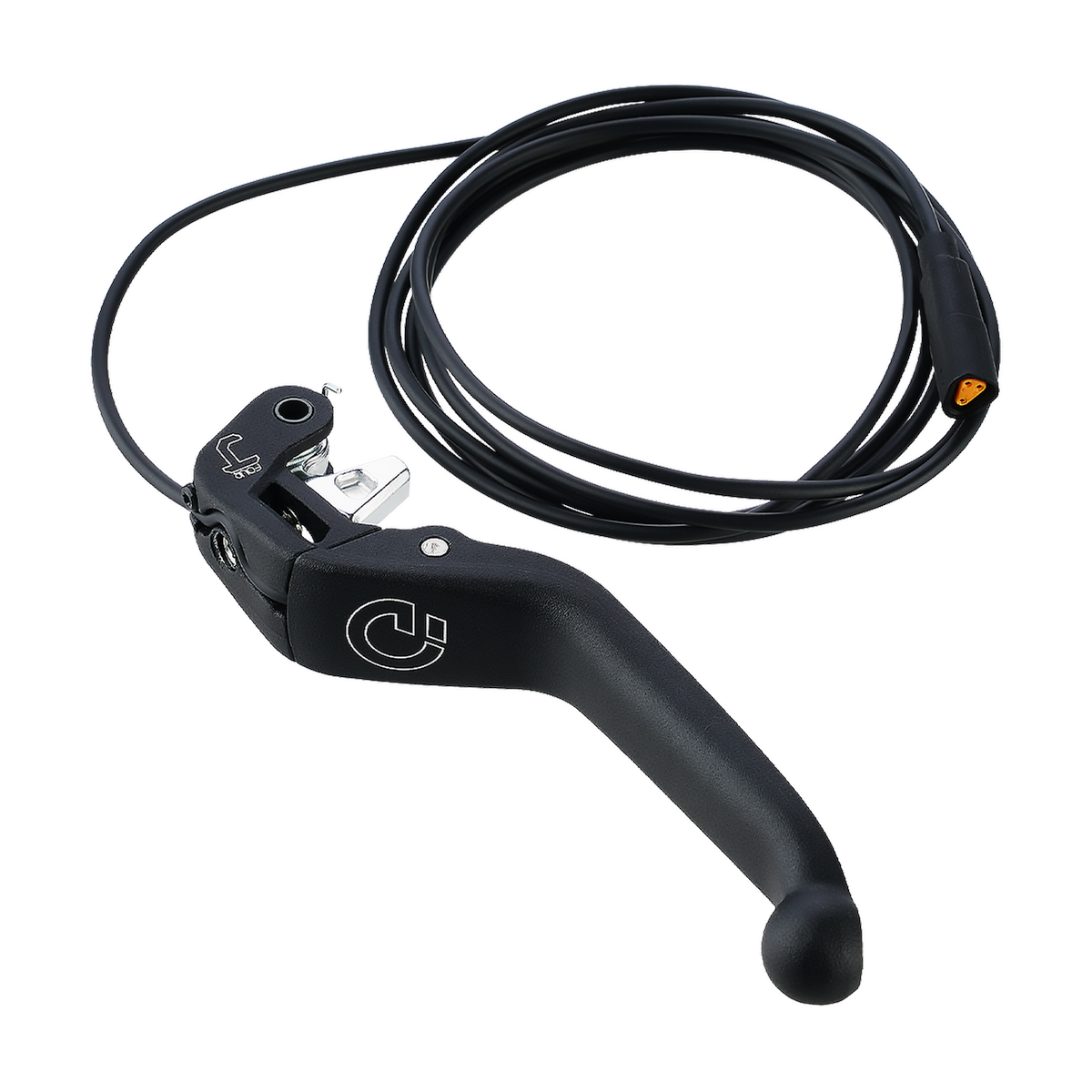 Bremshebel MT4e HIGO-Stecker (NO), 3-Finger-Aluminiumhebel mit Kugelende, Kabellänge 1.400 mm