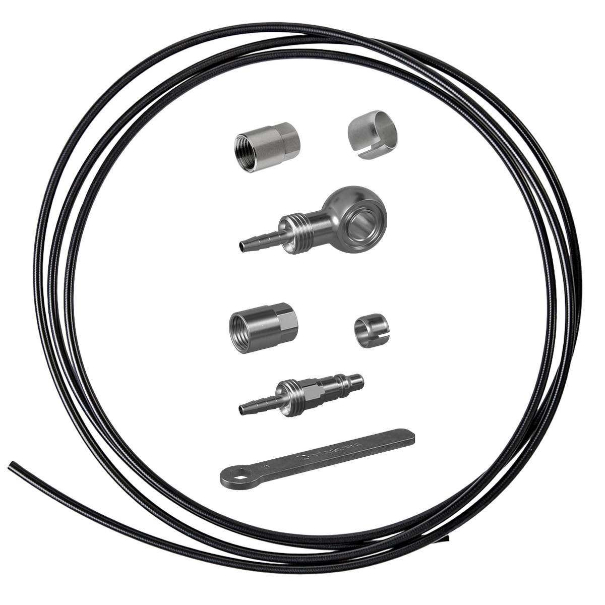 Disctube Schlauch 3.000 mm ETT-Banjo Kit